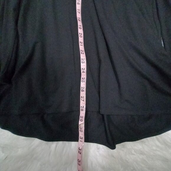 Eileen Fisher Black Lagenlook Jersey Flowy Artsey Long Sleeve Tunic Women's M - Picture 10 of 10